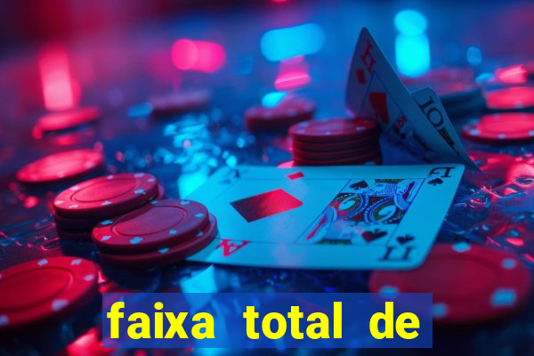 faixa total de gols 2 3 o que significa